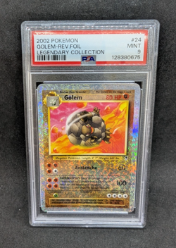 Pokemon PSA 9 MINT Golem 24/110 Legendary Collection Reverse Holo 2002 S#0675 - Image 1
