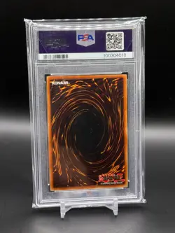 2002 Yu-Gi-Oh! SDK-001 Blue Eyes White Dragon PSA 7 - Image 2