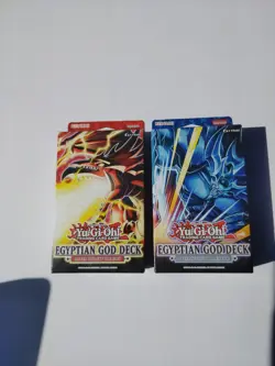 Yu-Gi-Oh! TCG: Egyptian God Decks: Slifer The Sky Dragon & Obelisk The Tormentor 83717853091 - Image 1