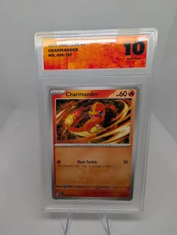 Charmander 2023 Pokemon Obf Obsidian Flames 026/197 BDG Gem Mint 10 Graded Card - Image 1