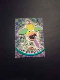 Weepinbell Blue Logo Topps Pokemon Card LP TV Animation Series NM - Image 1