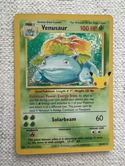 Pokemon Celebrations 4 Card Lot - Venusaur, Mewtwo EX, Greninja Promo, Pikachu - Image 2