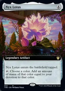 MTG English Extended Art Nyx Lotus NM Normal Theros Beyond Death - Image 1