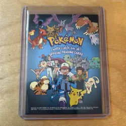 CHECKLIST - BLUE Logo - NON-HOLO - SERIES 1 - TOPPS Pokemon Card - Image 1