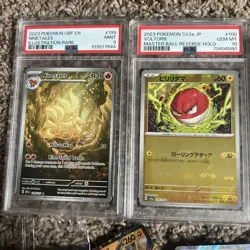 pokemon cards lot 19 Cards *bonus Stickers. 2 PSA Graded - Image 2