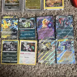 pokemon cards lot 19 Cards *bonus Stickers. 2 PSA Graded - Image 5
