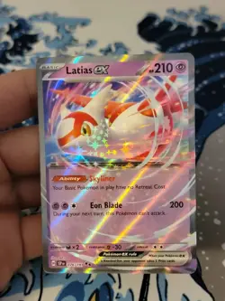 Latias ex 076/191 Sv08: Surging Sparks Holo Double Rare NM Pokemon Card - Image 1