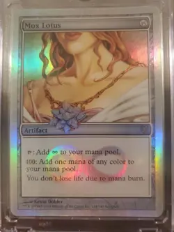 Mtg Mox Lotus Foil Unhinged Card 124 - Image 1
