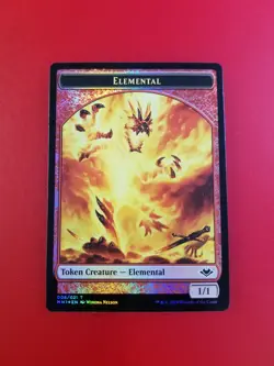 1x Elemental | FOIL TOKEN 008/021 | Modern Horizons | MTG Magic Cards - Image 3