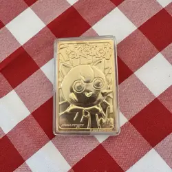 Jigglypuff Pokemon 23K Gold Plated Trading Card 1999 Limited Edition - Image 2