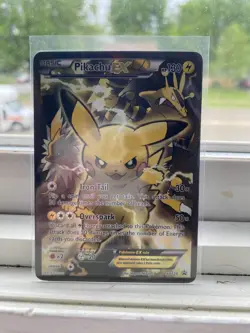Pikachu EX - XY124 - Pokemon XY Promo Ultra Rare Holo Card - LP/MP - Image 1