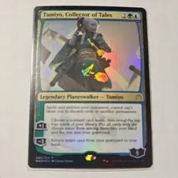 Tamiyo, Collector of Tales 220/264 - Foil War of the Spark NM+ MTG Magic Card - Image 1