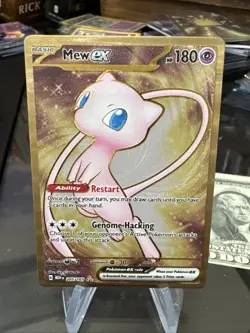 Pokemon TCG Mew EX Metal Gold NM 205/165 Scarlet & Violet 151 Promo Card - Image 1