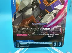 Gundam Card Game GD01-001 LR Gundam RX-78-2 English TCG - Image 2