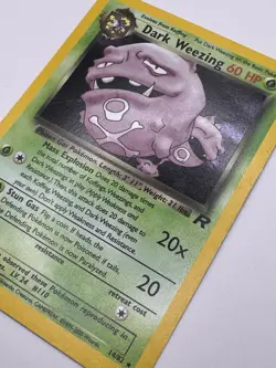 Dark Weezing Rocket Set Holo Rare Pokemon Card 14/82 WOTC - Image 2