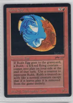 Rukh Egg Arabian Nights - Magic the Gathering MTG vintage - ACTUAL CARD - USA - Image 1