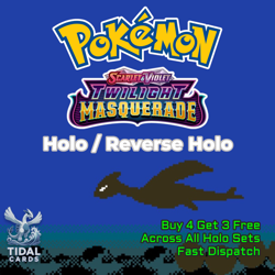 Twilight Masquerade - Holo/Reverse Holo - Choose your cards - Buy 4 Get 3 Free! - Image 1