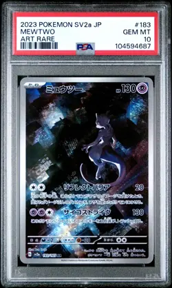 🇯🇵 MEWTWO PSA 10 - MEW 151 JP 183/165 SV2a AR JAPAN Card Pokemon 🇯🇵 - Image 2