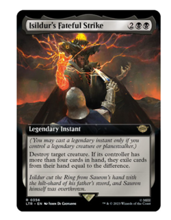 Isildur's Fateful Strike (Extended Art) Lord of the Rings MTG - Image 1