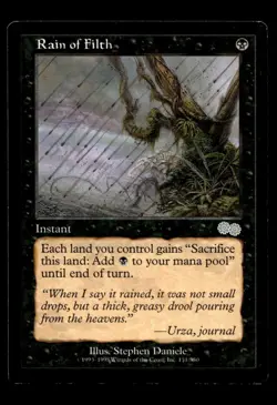Rain of Filth 151 Foil U Urza's Saga LP - Image 1