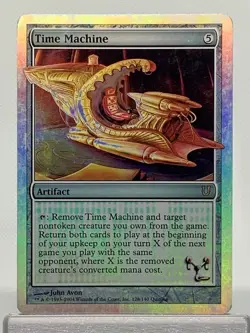 MTG Time Machine FOIL - LP Unhinged 128/140 - Magic: The Gathering - Image 1