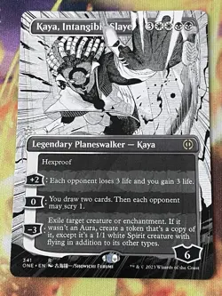 MTG - 1x Kaya, Intangible Slayer - Showcase / Phyrexia All Will Be One NM - Image 1