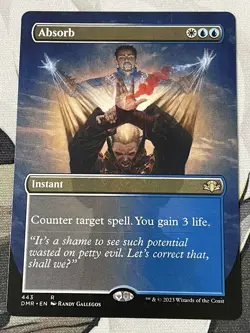 MTG - 1x Absorb - Borderless Art / Dominaria Remastered NM - Image 1