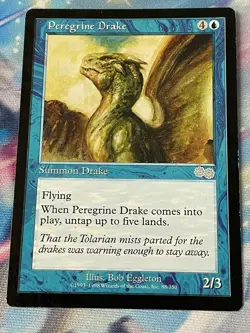MTG - 1x Peregrine Drake - Urza’s Saga LP - Image 1