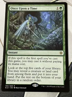 MTG - 1x Once Upon a Time - Throne of Eldraine NM - Image 1