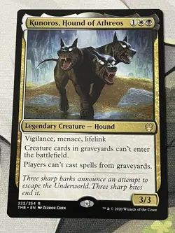 MTG - 1x Kunoros, Hound of Athreos - Ikoria NM - Image 1