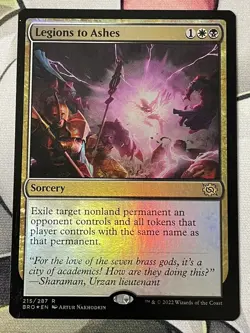MTG - 1x Legions to Ashes - FOIL / The Brother’s War NM - Image 1