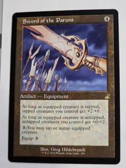 MTG - Sword of the Paruns Retro Frame- Ravnica Remastered - Image 1