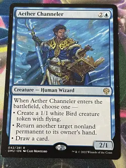 MTG - 1x Aether Channeler - Dominaria United NM - Image 1