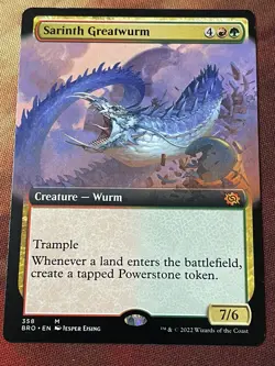 MTG - 1x Sarinth Greatwurm - Extended / The Brother’s War NM - Image 1