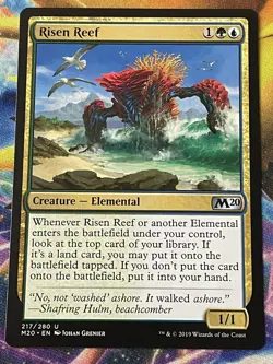 MTG - 1x Risen Reef - Core 2020 NM - Image 1