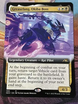 MTG - 1x Greasefang, Okiba Boss - Extended / Neon Dynasty NM - Image 1