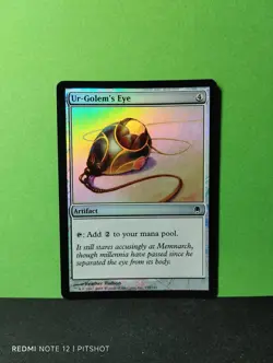FOIL Ur-Golem's Eye / Auge des Ur-Golems - MTG Magic - Image 1