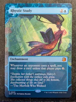 Rhystic Study - Wilds of Eldraine (MTG) - Image 1