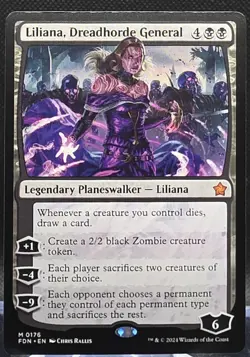 Liliana, Dreadhorde General #176 Foundations Regular Mythic - Image 1