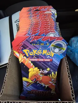 Pokemon TCG Destined Rivals Sleeved Booster Packs - 12 BRAND NEW & SEALED - Image 1
