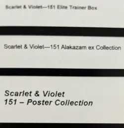 x39 NEW Pokemon Code Cards Unused TCG Live !! Scarlet Violet 151 + Promo Packs - Image 2