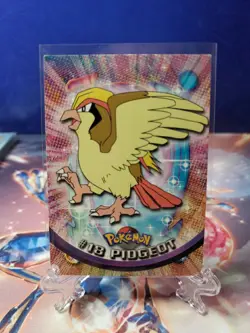 1999 Topps Pokemon #18 Pidgeot TV Animation Edition Blue Logo LP - Image 1