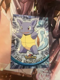1999 Topps Pokemon TV Wartortle #08 Blue Logo First Printing LP - Image 1
