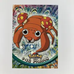 Paras #46 Non Holo Black Logo Topps Pokemon TV Animation Edition Near Mint NM - Image 1