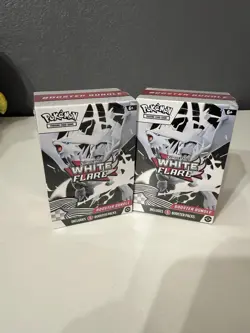 Lot Of 2 Pokemon TCG Scarlet Violet White Flare Booster Bundle Factory Sealed - Image 1