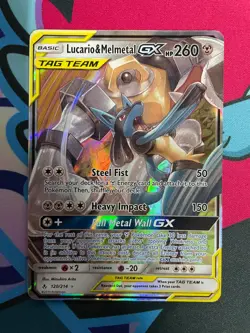Pokemon TCG Tag Teams NM - Lucario Melmetal 120/214 & Reshiram Charizard 20/214 - Image 2