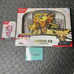 [LOT] Pokemon TCG 151 Zapdos Ex Collection Box W/ Booster Bundle Scarlet Violet - Image 1