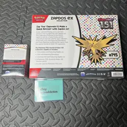 [LOT] Pokemon TCG 151 Zapdos Ex Collection Box W/ Booster Bundle Scarlet Violet - Image 5
