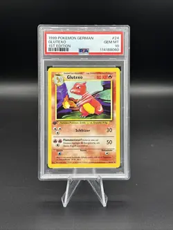 1999 Pokemon German Glutexo 1st Edition PSA 10 - Image 1