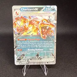 2024 Pokemon TCG Paldean Fates Charizard EX 054/091 Double Rare Holo - Image 1